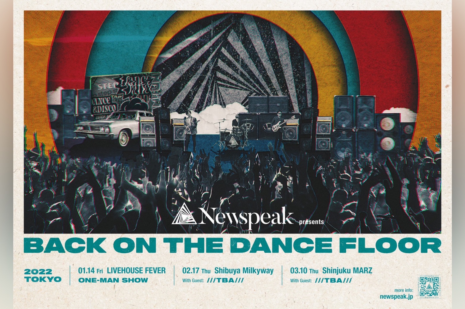 Newspeak presents 『Back On The Dance Floor』開催！