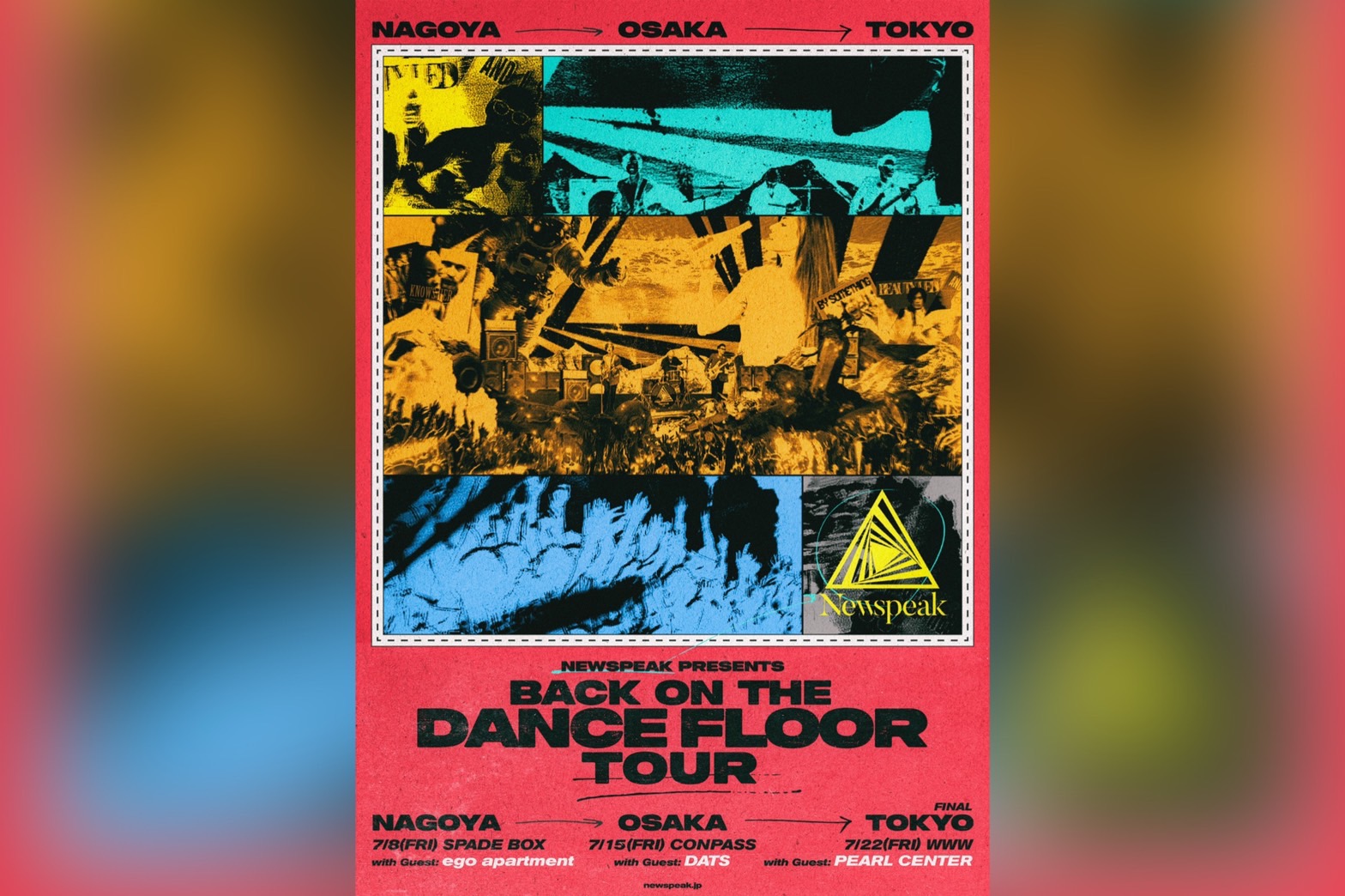 Newspeak presents『Back On The Dance Floor Tour』ゲストアクト発表！